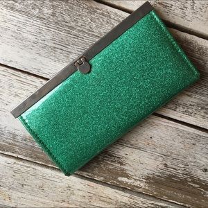 Green Sparkle Clutch